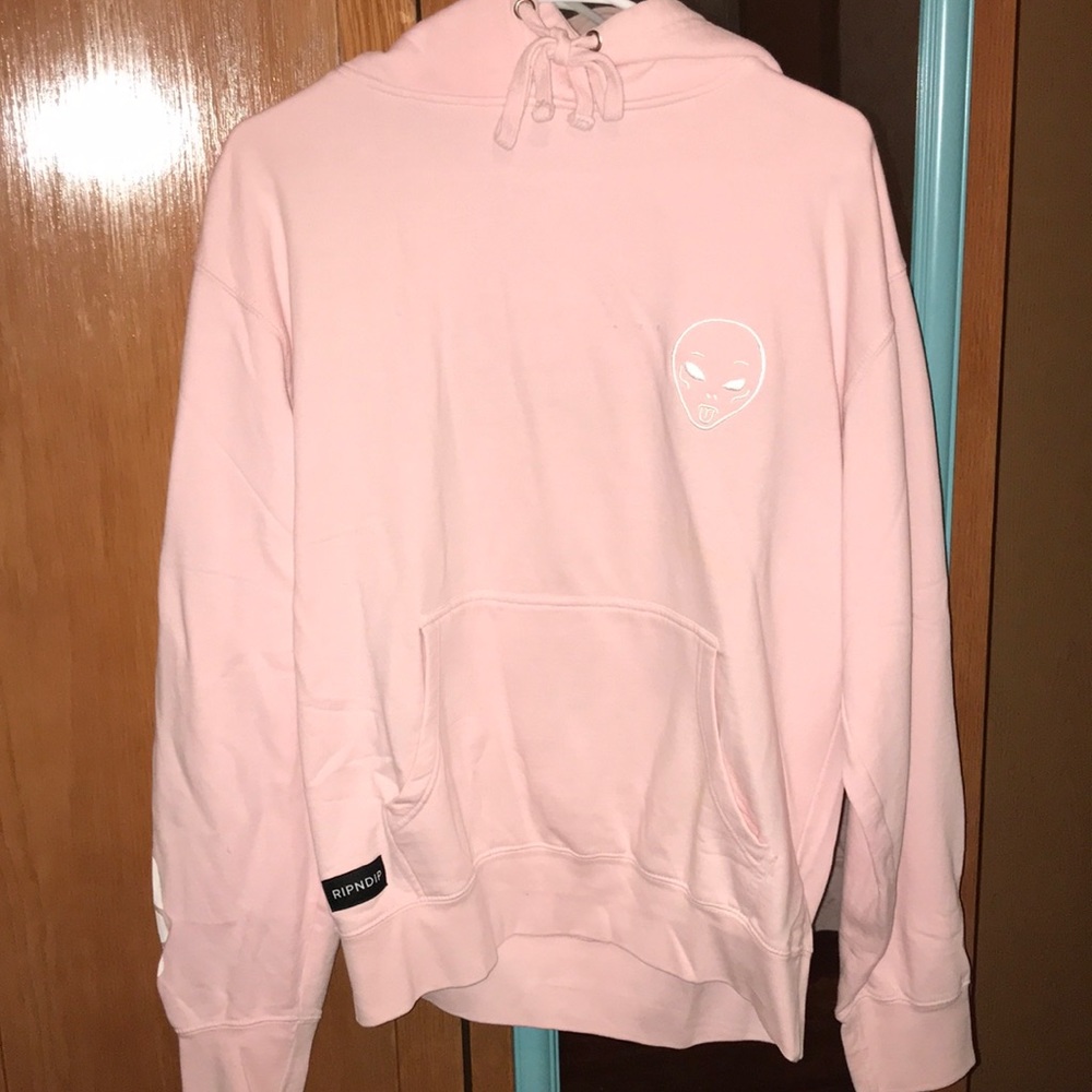 Ripndip pink alien face we out here hoodie